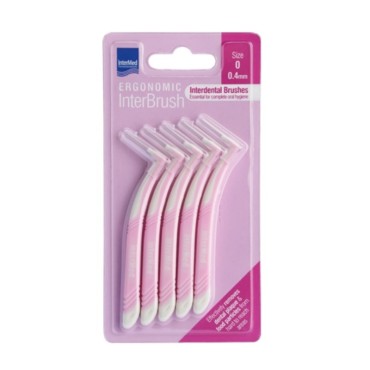 Intermed Ergonomic Interbrush 0,4mm Size 0 Ροζ