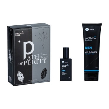 Medisei Panthenol Extra Path of Purity Men 3in1 Cleanser 200ml & Men Eau De Toilette 50ml