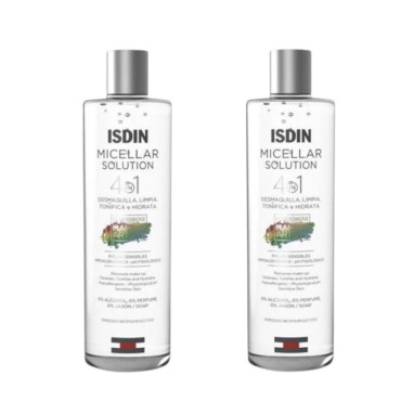 Isdin Micellar Solution Νερό Καθαρισμού 400ml X 2 1+1 Δώρο