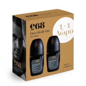 E68 Deo Cream Roll On Men Effective 48h 50ml 1+1 Δώρο