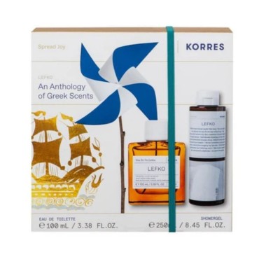 Korres Promo Fragrance Set Lefko De Toilette 100ml & Αφρόλουτρο 250ml
