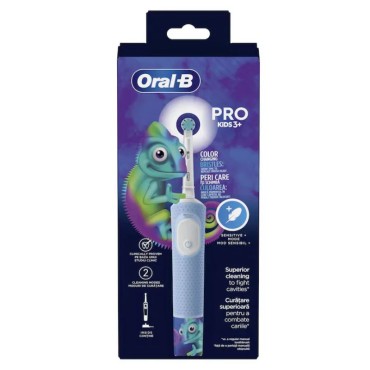 Oral-B Vitality Pro Kids 3+ Chameleon Ηλεκτρική Οδοντόβουρτσα 1 Τμχ