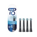 Oral-B Io Ultimate Clean Black Ανταλλακτικές Κεφαλές Ηλεκτρικής Οδοντόβουρτσας X 4τμχ