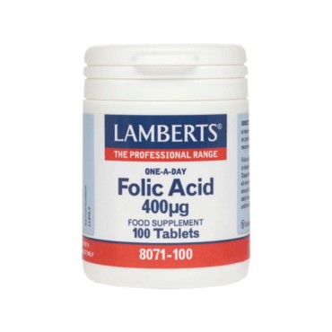 Lamberts Folic Acid 400 Mcg X 100 Tabs