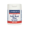 Lamberts Folic Acid 400 Mcg X 100 Tabs