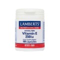 Lamberts E-250 IU Natural X 100 Caps