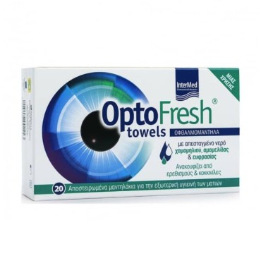 Intermed Optofresh Towels x 20 Αποστειρωμένα Μαντηλάκια