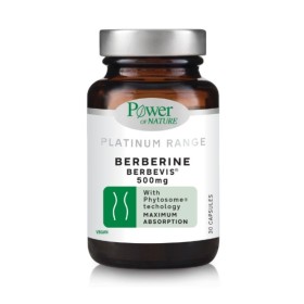 Power Of Nature Platinum Range Berberin 500mg 30 Caps