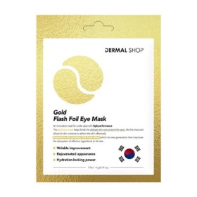 Dermal Gold Flash Foil Eye Mask X 1 Pair 4gr