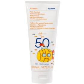 Korres Yoghurt Kids Comfort Sunscreen Emulsion Body & Face Spf50 200ml