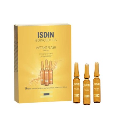 Isdin Instant Flash Αμπούλες Προσώπου 5 τεμ x 2ml