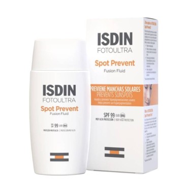 Isdin FotoUltra 100 Spot Prevent Fusion Fluid Αντηλιακό Προσώπου SPF50+ 50ml