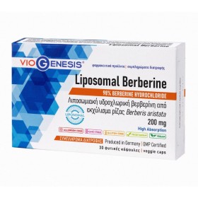 Viogenesis Liposomal Berberine 200mg X 30 Caps