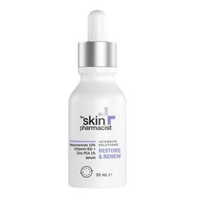 Intermed The Skin Pharmacist Restore & Renew Niacinamide 10% (Vitamin B3) + Zinc Pca 1% Serum 30ml