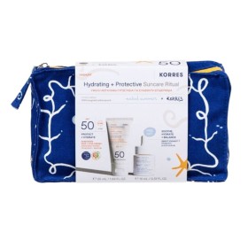 Korres Suncare Ritual Set - Yoghurt Sunscreen Face + Eyes Cream Spf50 50ml & Smart Yoghurt Probiotic Super Serum 15ml & Νεσεσέρ