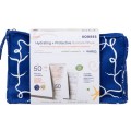 Korres Suncare Ritual Set - Sunscreen Face Cream Spf50 50ml & Foaming Cream Cleanser 20ml & Νεσεσέρ