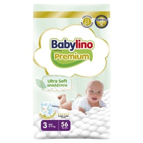 Babylino Premium Baby Diapers No.3 4-9kg X 56τμχ