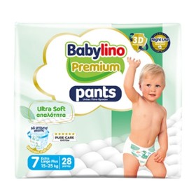 Babylino Premium Baby Diapers Pants No.4 15-25kg X 28τμχ