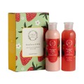 Fresh Line Strawberry & Milk Shower Gel 200ml & Strawberry & Milk Body Milk 200ml
