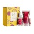 Fresh Line Passion Fruit Shower Scrub 150ml & Passion Fruit Body Water 150ml Lip Balm Pomegranate 5.4g