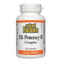 Natural Factors Hi Potency B Complex 50mg X 60caps