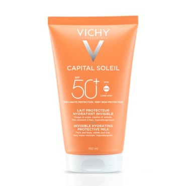 Vichy Capital Soleil Invisible Hydrating Milk Sunscreen Spf50+ 150ml