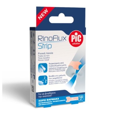 Pic Rinoflux Nasal Strips Xl 10 Strips