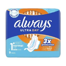 Always Ultra Day Normal Σερβιέτες Με Φτερά X 9τμχ