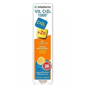 Arkopharma Vit C & D3 1000IU X 20 Αναβράζοντα Δισκία
