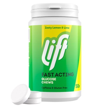 Lift Glucotabs Zesty Lemon & Lime X 50 Tabs