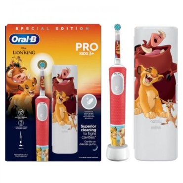 Oral-B Pro Kids Electric Toothbrush & Travel Case The Lion King 3y+ X 1τμχ