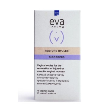 Intermed Eva Intima Disorders Restore Ovules Κολπικα Υποθετα 10τμχ