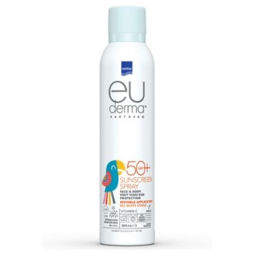 Intermed Euderma Babyderm Sunscreen Cream Invisible Application Spray Spf50 200ml